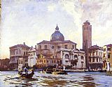 John Singer Sargent Palazzo Labia and San Geremia Venice painting